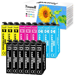 Yowell XP3200 XP2200 Cartouche Compatibles avec Epson Expression Home XP-2200 XP-2205 XP-3200 XP-3205 XP-4200 XP-4205, Workforce