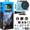 AKASO EK7000 Caméra Sport 4K 30fps 20MP WiFi Caméra d'action 170° Grand Angle Télécommande 2.4G Caméra Étanche 30M 2 Batteries B