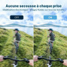 AKASO EK7000 Caméra Sport 4K 30fps 20MP WiFi avec Carte Mémoire microSDXC 64 Go, Action Camera 4k Étanche jusqu'à 30M avec Stabi