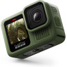 Gopro hero13 noir en vert forêt (couleur en édition limitée) - caméra d'action étanche avec vidéo 5.3k60, photo 27mp et compatib