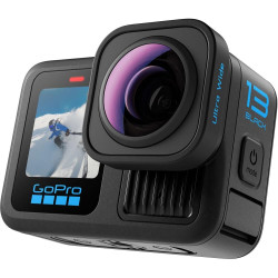 Gopro hero13 noir ultra wide edition - caméra d'action étanche avec vidéo 5.3k60, photo 27mp, champ de vision optimisé à 177 deg