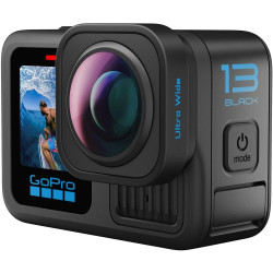 Gopro hero13 noir ultra wide edition - caméra d'action étanche avec vidéo 5.3k60, photo 27mp, champ de vision optimisé à 177 deg
