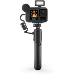 Gopro hero13 noir creator edition – volta (poignée de batterie, trépied, télécommande), module multimédia + d'éclairage, batteri
