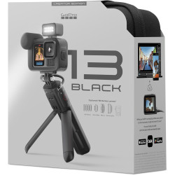 Gopro hero13 noir creator edition – volta (poignée de batterie, trépied, télécommande), module multimédia + d'éclairage, batteri