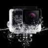 Rougetron boîtier etanche pour gopro hero 5/6/7, boîtier plongée etanche de 60 m avec mont thumbscrew et 12 insert anti-buée acc