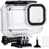 Redtron étui étanche pour gopro hero 9/10/11/12/13 noir, coque de protection pour la plongée sous-marine 196ft/60m avec concepti