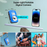 Appareil Photo Etanche Caméra sous-Marine 2,7k Caméra imperméable Full HD 64 MP 16ft pour plongée en apnée, écran de 2,7 Pouces 