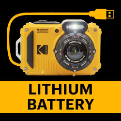 Kodak Pixpro - WPZ2 - Appareil Photo Numérique Compact 16MPixels Etanche et Anti-Choc - Jaune