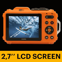 Kodak Pixpro - WPZ2 - Appareil Photo Numérique Compact 16MPixels Etanche et Anti-Choc - Jaune