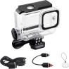 Suptig Boîtier étanche pour GoPro Hero 13 Hero 12 Hero 11 Hero 10 Hero 9 Noir 50 m