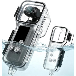 Boîtier Étanche pour DJI Osmo Pocket 4, Étui de plongée 50M Boîtier sous-Marin Caméra Étui de Protection Dive Case Coque de Prot