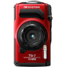 OM SYSTEM Tough TG-7 Rouge, 12 MP, étanche, Antichoc, Modes de Prise de Vue sous-Marine et Macro, vidéo 4K, Zoom 4X Grand-Angle 