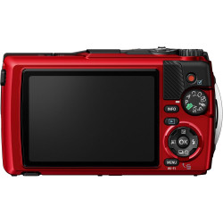 OM SYSTEM Tough TG-7 Rouge, 12 MP, étanche, Antichoc, Modes de Prise de Vue sous-Marine et Macro, vidéo 4K, Zoom 4X Grand-Angle 