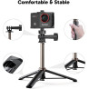 AKASO EK7000 Pro Caméra Sport Kit de Perche à Selfie- Comprend 20MP Camera Sport 4K 30FPS avec Trépied Selfie Stick de 60CM pour