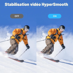 AKASO EK7000 Pro Caméra Sport Kit de Perche à Selfie- Comprend 20MP Camera Sport 4K 30FPS avec Trépied Selfie Stick de 60CM pour