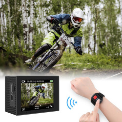 AKASO EK7000 Pro Caméra Sport Kit de Perche à Selfie- Comprend 20MP Camera Sport 4K 30FPS avec Trépied Selfie Stick de 60CM pour