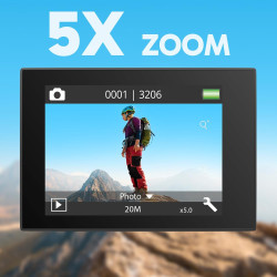 AKASO EK7000 Pro Caméra Sport Kit de Poignée Flottant - Comprend 20MP Camera Sport 4K 30FPS avec Trépied Selfie Stick de 60CM po