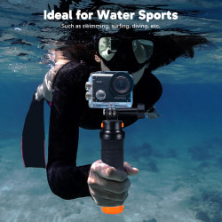 AKASO EK7000 Pro Caméra Sport Kit de Poignée Flottant - Comprend 20MP Camera Sport 4K 30FPS avec Trépied Selfie Stick de 60CM po