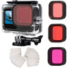 FitStill Boîtier étanche pour Go Pro Hero 13 /Hero 12 / Hero 11 / Hero 10 / Hero 9 Noir, Coque de Protection de 60 m sous l'eau 
