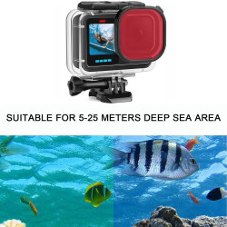 FitStill Boîtier étanche pour Go Pro Hero 13 /Hero 12 / Hero 11 / Hero 10 / Hero 9 Noir, Coque de Protection de 60 m sous l'eau 