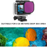 FitStill Boîtier étanche pour Go Pro Hero 13 /Hero 12 / Hero 11 / Hero 10 / Hero 9 Noir, Coque de Protection de 60 m sous l'eau 