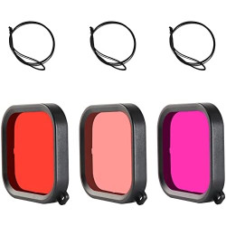 FitStill Boîtier étanche pour Go Pro Hero 13 /Hero 12 / Hero 11 / Hero 10 / Hero 9 Noir, Coque de Protection de 60 m sous l'eau 