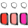 FitStill Boîtier étanche pour Go Pro Hero 13 /Hero 12 / Hero 11 / Hero 10 / Hero 9 Noir, Coque de Protection de 60 m sous l'eau 