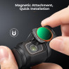 K&F CONCEPT Filtre ND2-32 + ND32-512 Variable Magnétique Compatible avec DJI OSMO Pocket 3 HD Nano-revêtements Étanche Anti des 