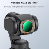 K&F CONCEPT Filtre ND2-32 + ND32-512 Variable Magnétique Compatible avec DJI OSMO Pocket 3 HD Nano-revêtements Étanche Anti des 