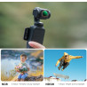 K&F CONCEPT Filtre ND2-32 + ND32-512 Variable Magnétique Compatible avec DJI OSMO Pocket 3 HD Nano-revêtements Étanche Anti des 