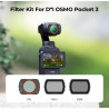 K&F CONCEPT Filtre CPL+ND4+ND8 Magnétique Compatible avec DJI OSMO Pocket 3 Nano-revêtements Étanche Anti des Rayures Léger HD