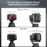 K&F CONCEPT Filtre ND8/PL+ND16/PL+ND32/PL+ND64/PL Magnétique Compatible avec DJI OSMO Pocket 4/3 Nano-revêtements Étanche Anti d