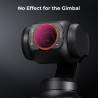 K&F CONCEPT Filtre ND8/PL+ND16/PL+ND32/PL+ND64/PL Magnétique Compatible avec DJI OSMO Pocket 4/3 Nano-revêtements Étanche Anti d