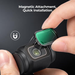 K&F CONCEPT Filtre UV Protection Magnétique Compatible avec DJI OSMO Pocket 3 Nano-revêtements Étanche Anti des Rayures Léger HD