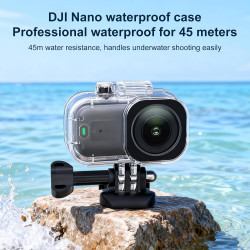 Boîtier étanche pour DJI Osmo Nano, 45M Boîtier de plongée Boîtier sous-Marin Étui de Protection Waterproof Case Dive Case Camér