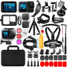 Accessoires pour GoPro Hero 13, boîtier étanche THAKOI, de plongée en apnée, de Sport de Plein air, Protection Quotidienne, kit 