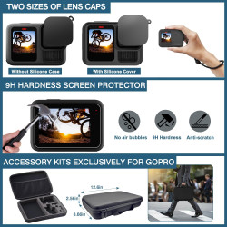 Accessoires pour GoPro Hero 13, boîtier étanche THAKOI, de plongée en apnée, de Sport de Plein air, Protection Quotidienne, kit 