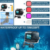 Accessoires pour GoPro Hero 13, boîtier étanche THAKOI, de plongée en apnée, de Sport de Plein air, Protection Quotidienne, kit 
