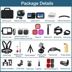 Accessoires pour GoPro Hero 13, boîtier étanche THAKOI, de plongée en apnée, de Sport de Plein air, Protection Quotidienne, kit 