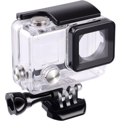 Boîtier étanche pour Gopro Hero 4 Hero 3 + Hero3 par Suptig - pour caméra Tout-Terrain, pour Pouvoir l'utiliser sous l'eau - éta