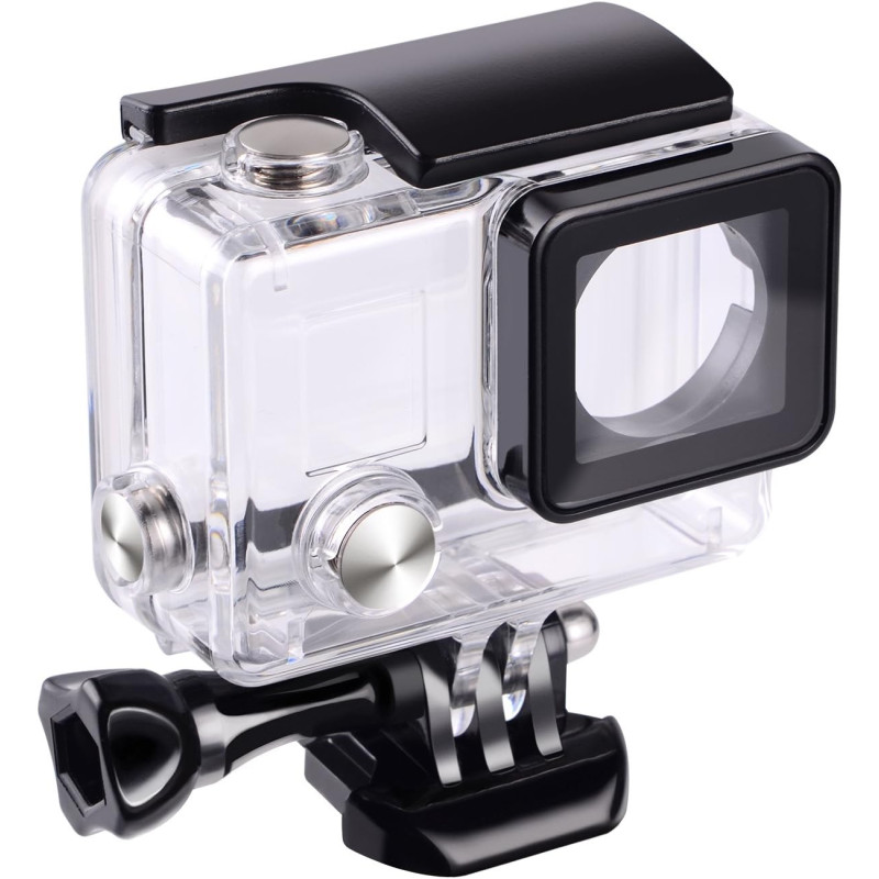 Boîtier étanche pour Gopro Hero 4 Hero 3 + Hero3 par Suptig - pour caméra Tout-Terrain, pour Pouvoir l'utiliser sous l'eau - éta
