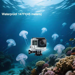 Boîtier étanche pour Gopro Hero 4 Hero 3 + Hero3 par Suptig - pour caméra Tout-Terrain, pour Pouvoir l'utiliser sous l'eau - éta