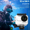 Boîtier étanche et poignée flottante compatible avec Insta360 GO 3S, coque de protection pour plongée sous-marine avec accessoir