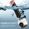 Boîtier étanche et poignée flottante compatible avec Insta360 GO 3S, coque de protection pour plongée sous-marine avec accessoir