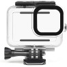 SHOOT Boîtier étanche 30M/98ft pour GoPro Hero 13/12/11/10/9, Protecteur d'écran en Verre Trempé Film Ultra Clair et Insert Anti