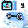 Appareil Photo Numérique Etanche 10FT 1080P Full HD 26MP Camera Etanche, 10X Zoom Numérique Caméras Étanches pour Plongée en Apn
