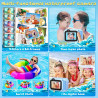 Appareil Photo Numérique Etanche 10FT 1080P Full HD 26MP Camera Etanche, 10X Zoom Numérique Caméras Étanches pour Plongée en Apn