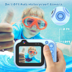 Appareil Photo Numérique Etanche 10FT 1080P Full HD 26MP Camera Etanche, 10X Zoom Numérique Caméras Étanches pour Plongée en Apn