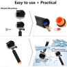 Kit Accessoire Plongée Osmo Action, Boîtier Etanche pour DJI Osmo Action 6, Boîtier Plongée+Mont Thumbscrew + Poignée Flottante 