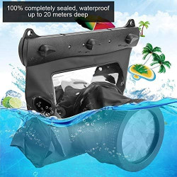 Bewinner 20M sous-Marin étanche Dving Case Bag pour appareils Photo Reflex numériques, boîtier Universel de caméra sous-Marine b